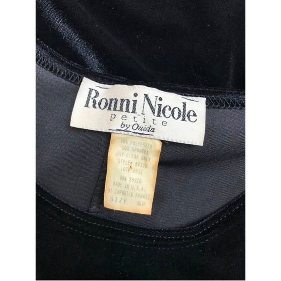 Vintage Ronnie Nicole Velvet Chandelier Dress - Picture 7 of 7
